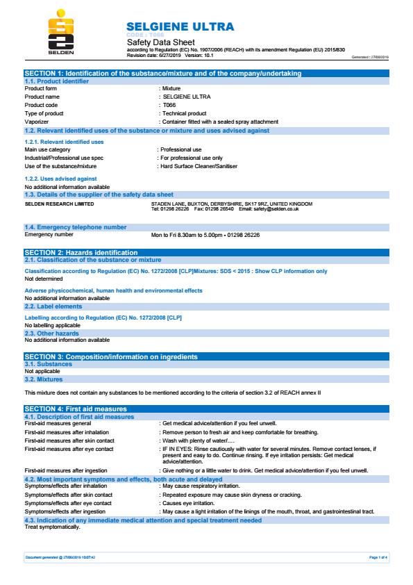 T066 COSHH T066 COSHH