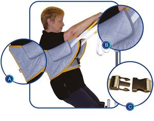 Aquila Stand Assist Sling with Loops offers ultimate comfort and support to patients that require some assistance for standing.