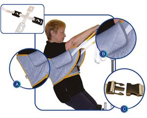 Aquila Stand Assist Sling with Clips - Large