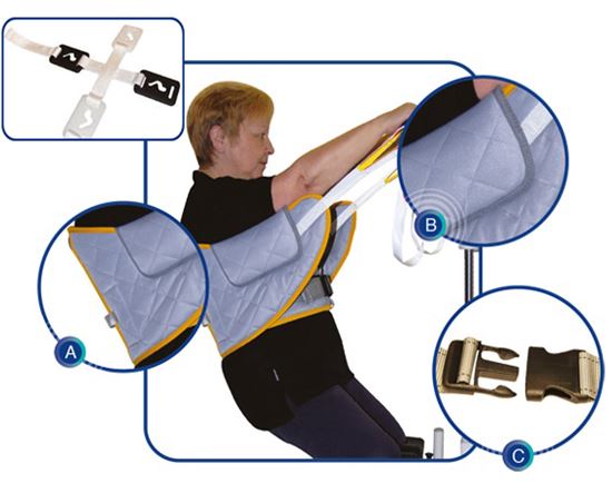 Picture of Aquila Stand Assist Sling with Clips - Large