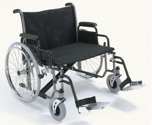 Show details for Bariatric Wheelchair det.arms swing away F/rests 66cm(26") Bariatric Wheelchair det.arms swing away F/rests 66cm(26")