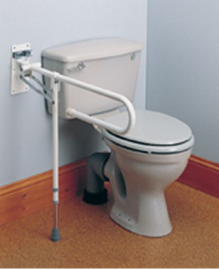 Picture of Fold Away Grab Rail With Leg