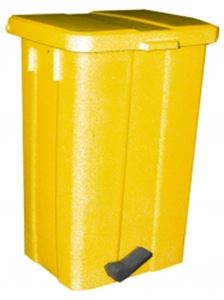 Show details for Clinical waste bin 50ltr - yellow