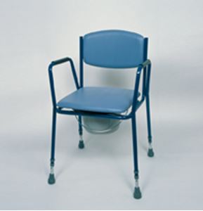 Adj .Ht Stacking Commode