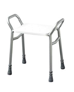 Show details for Lightweight adj height alum shower stool Lightweight adj height alum shower stool
