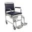 Picture of Adjustable Height Heavy Duty Mobile Commode 18" Seat