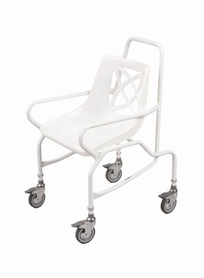 Picture of Andway mobile shower chair with 4 Brake Castors