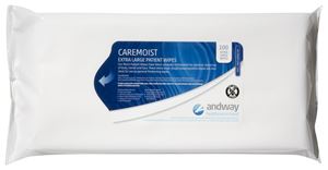Caremoist Patient Skin Cleansing Wipes (8 Packs of 100 Wipes)