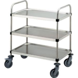 Show details for 3 Tier Stainless Steel Trolley 3 Tier Stainless Steel Trolley