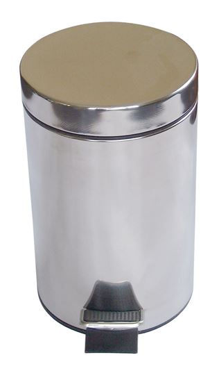 Picture of Steel Body Pedal Bin - 3L (Chrome Finish)