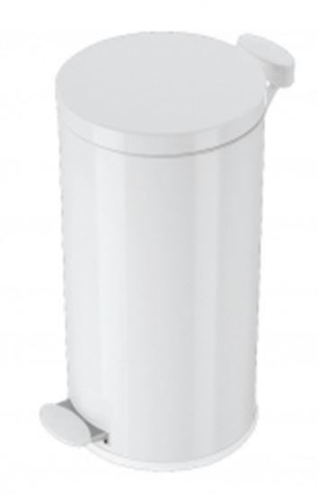 Picture of Steel Body Pedal Bin - 20L White