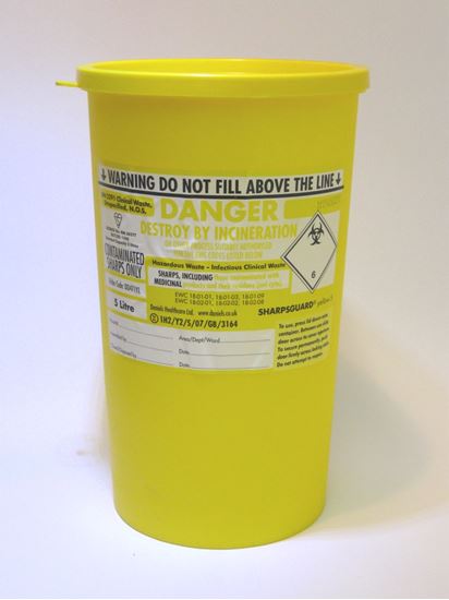 Picture of Sharps Bin 5L