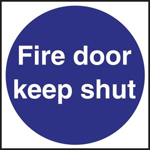 Show details for Fire Door Sign, Self adhesive 100 x 100mm Fire Door Sign, Self adhesive 100 x 100mm