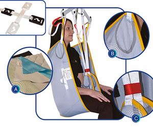 Aquila Lifting Sling with Padded Legs Large - Clip Fixings