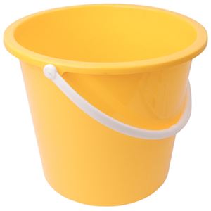 Show details for Plastic Buckets - Yellow Plastic Buckets - Yellow