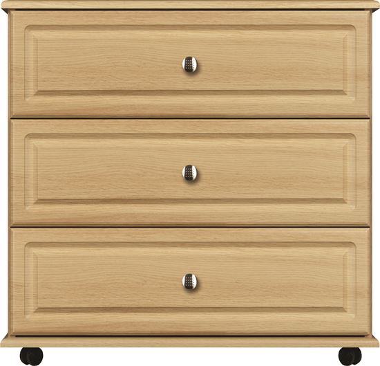 Picture of ANTLIA 3 Drawer chest wide with Rounded Top