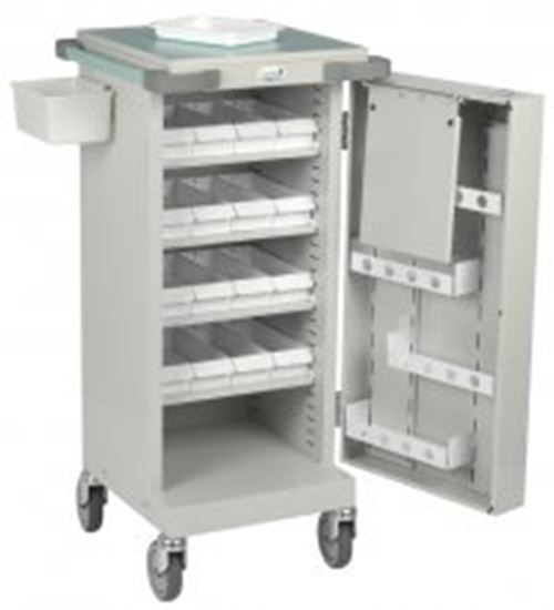 Picture of Unit Dosage Trolley 16 LA Trays Single Door