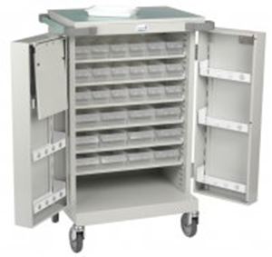 Show details for Unit Dosage Trolley 18 A/ 12 C Trays Double Door Unit Dosage Trolley 18 A/ 12 C Trays Double Door