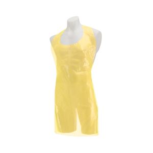 Show details for Polythene Aprons - Yellow (100) Polythene Aprons - Yellow