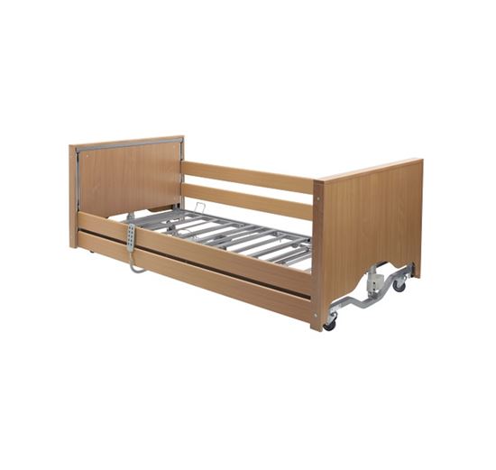 Picture of Casa Elite Profile Bed Beech with side rails