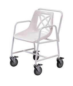 Show details for Heavy Duty Mobile Shower Chair Heavy Duty Mobile Shower Chair