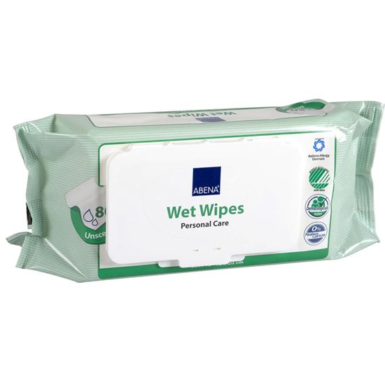 Picture of ABENA Moist Skin Cleansing Wipe (80)