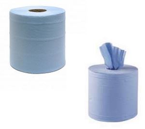 Show details for Centrefeed Roll Blue 2ply (6) Centrefeed Roll Blue 2ply (6)