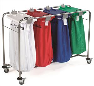 Show details for 4 Bag Laundry Cart 4 Bag Laundry Cart