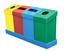 Picture of Flatpack recycling bins -75Ltr -Blue with letterbox opening