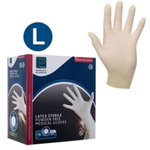 Show details for Sterile Latex Powder Free Gloves - Large (Pair) Sterile Latex Powder Free Gloves