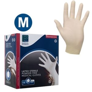 Show details for Sterile Latex Powder Free Gloves - Medium (pair) Sterile Latex Powder Free Gloves