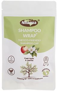 Show details for Nilaqua Biodegradable Shampoo Wrap - Fresh Apple & Jasmine