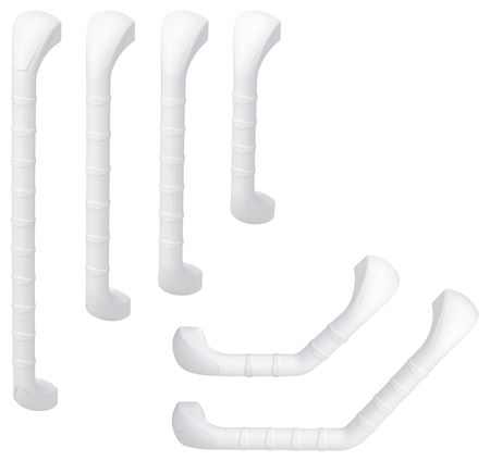 Picture for category Prima White Grab Rails