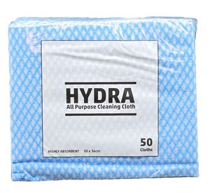 Hydra All Purpose Cloth Semi Disposable 35x37cm Blue -(50)