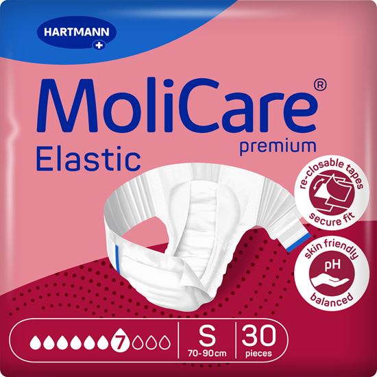 Picture of MoliCare Premium Elastic 7D Small, 3x30 Case