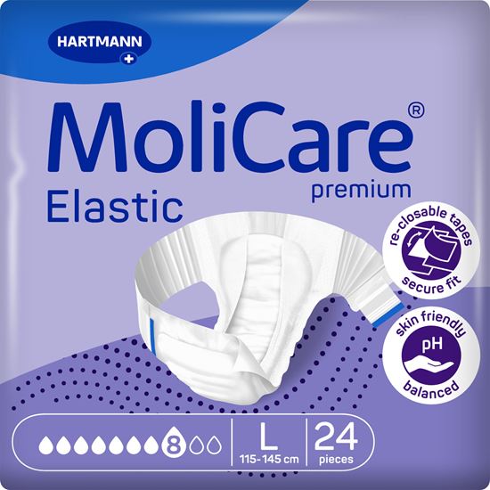Picture of MoliCare Premium Elastic 8D Large, 3x30 Case