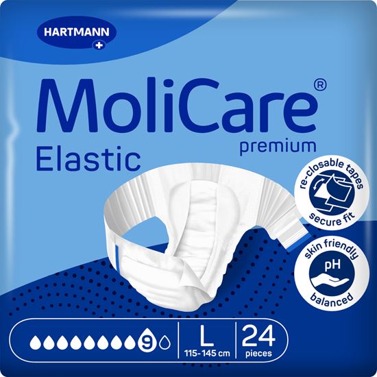 Picture of MoliCare Premium Elastic 9D Large, 3x24 Case
