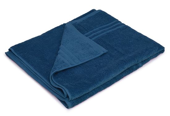 Picture of Bath Towel 500g - Navy (3 Pack)