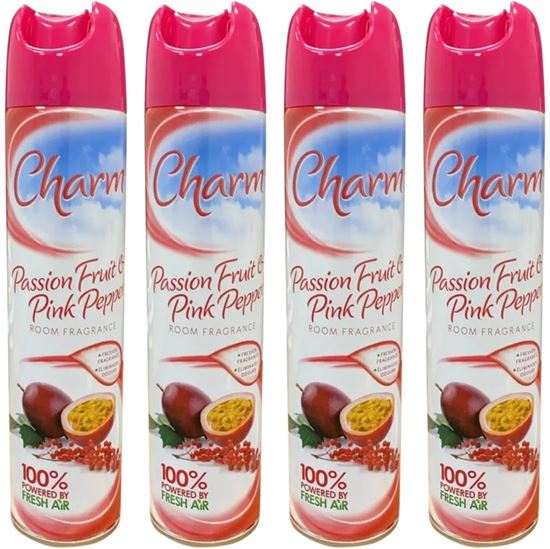 Picture of CHARM Passionfruit & Pepper Aerosol Airfreshener 240mlx12