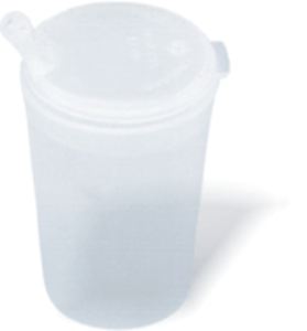 Tall Feeder Beaker - Handle & Narrow Spout Lid