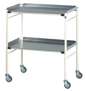 Halifax Surgical Trolley With Alluminium Shelves (765X460mm)