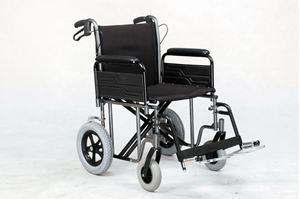 Bariatric Transit wheelchair det.arms - 56cm (22")