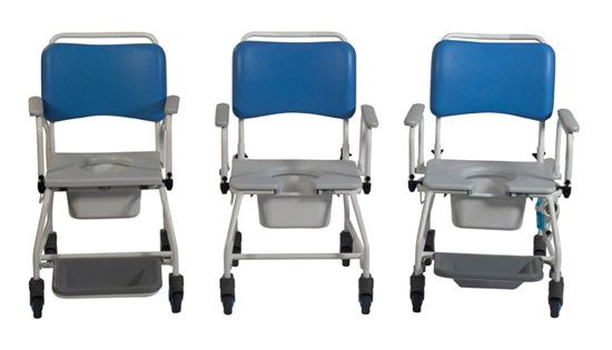 Picture of Atlantic Mobile commode and Shower chair (18")