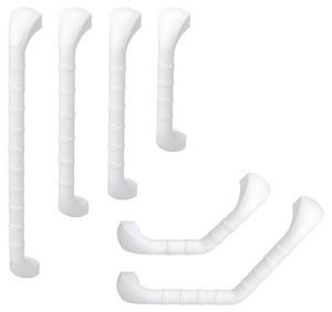 Prima white grab rail (12")