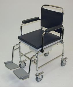 Adj. Height H\Duty mobile commode 20"(1)
