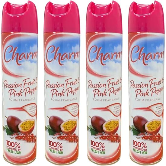 Picture of CHARM Passionfruit & Pepper Aerosol Airfreshener 240mlx12
