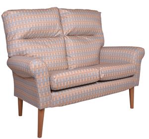 Riccione High Back 2 Seater - nursing home settee