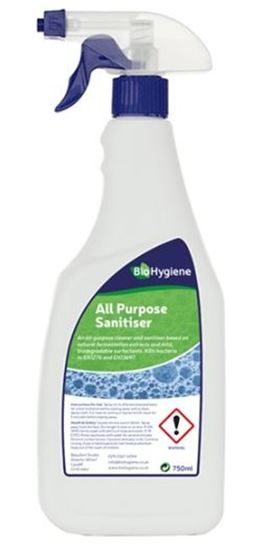 Picture of Fragranced Virucidal Cleaner Sanitiser RTU 750ml (Branded)