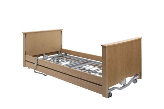 Picture of Bradshaw Low Profiling Bed - Light Oak Finish