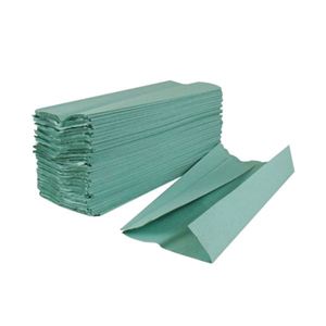 C-Fold Hand Towel 1 Ply Green (2700)
